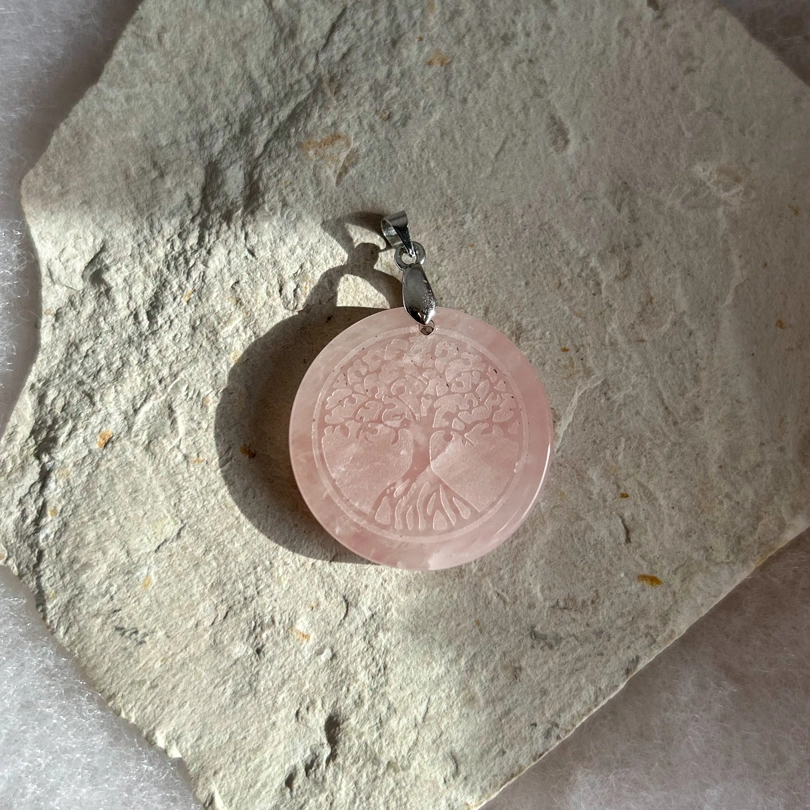 pendente in pietra + albero della vita